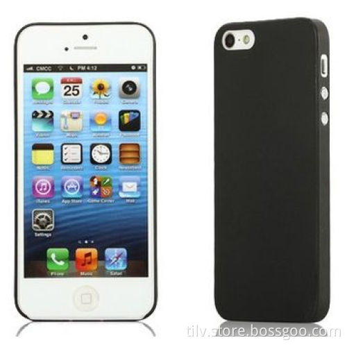 Clear Matte Plastic Ultra-thin Case for iPhone 5, 0.3mm